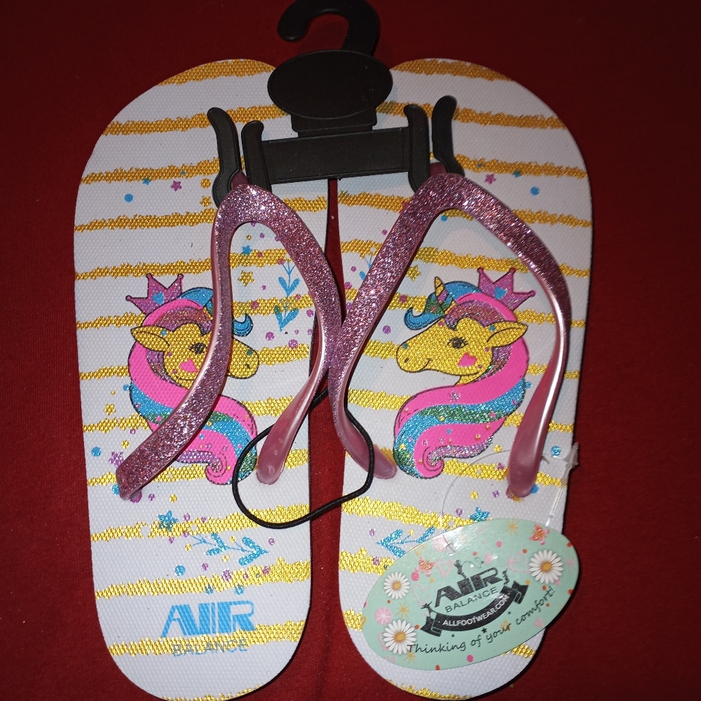 Unicorn little girls sandels